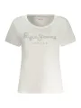 "Pepe Jeans Startseite im Sale | PEPE JEANS KURZARM-T-SHIRT DAMEN WEISS online kaufen"|Planet-Deluxe
