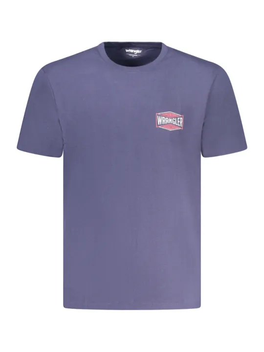 "WRANGLER T-Shirts im Sale | Wrangler Navy Grafik TShirt Rundhals Logo online kaufen"|Planet-Deluxe