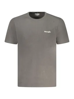 "WRANGLER Schwarzes Logo-T-Shirt, Kurzarm, Rundhals"
