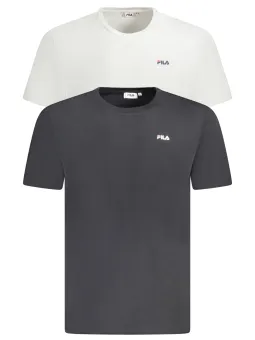 Bio Baumwolle Zweierpack T-Shirts: Schwarz & Weiß