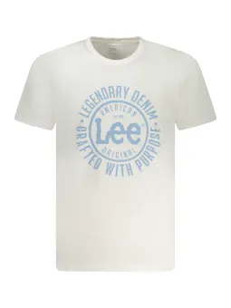 "Lee Kurzarm-Logo-T-Shirt: Regular Fit, Rundhals, Stilvoll"