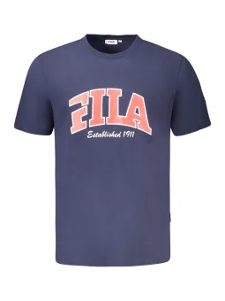"Fila Grafik T-Shirt: Stilvoller Rundhals, Regular Fit"