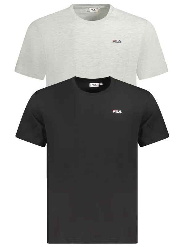 "Fila T-Shirts im Sale | Zweierpack Bio-Baumwolle T-Shirts mit Logo Print Fila Schwarz Grau online kaufen"|Planet-Deluxe "Fila T-Shirts im Sale | Zweierpack Bio-Baumwolle T-Shirts mit Logo Print Fila Schwarz Grau online kaufen"|Planet-Deluxe