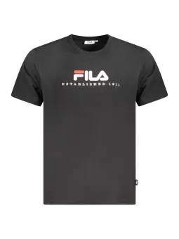 Unisex Bio Baumwoll T-Shirt Fila mit Logo Stickerei