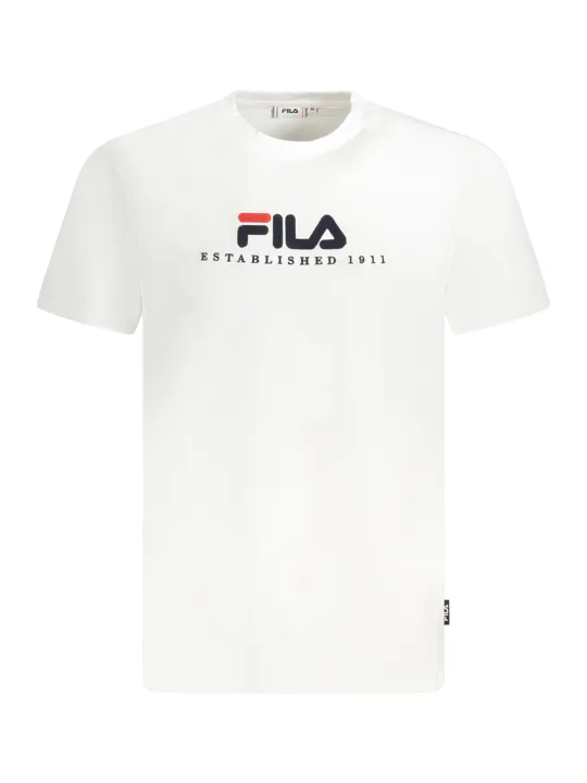 "Fila T-Shirts im Sale | Bio Baumwolle Unisex TShirt mit Logo Stickerei und Rundhals online kaufen"|Planet-Deluxe