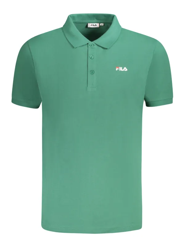"Fila Sunchon Poloshirt – 3 Knöpfe, Sticklogo, Kurzarm"