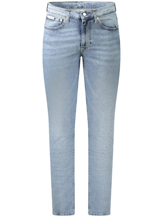"Calvin Klein Jeans im Sale | Calvin Klein Slim Taper Jeans Waschoptik 5 Taschen online kaufen"|Planet-Deluxe