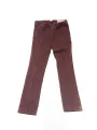 Rot gefärbte Baumwoll-Jeans für Herren