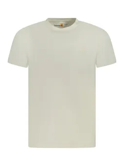 "Bio-Baumwoll T-Shirt: Slim Fit, Rundhals & Logo-Stickerei"