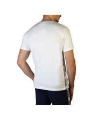 Moschino weißes T-Shirt mit Linie