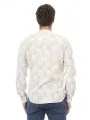 Beiges Hemd mit feinem Muster