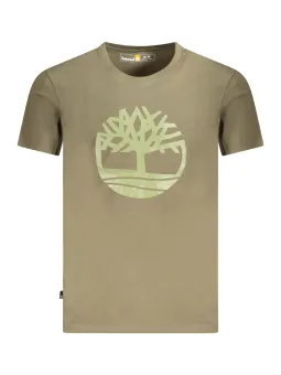 "Timberland Logo T-Shirt: Regular Fit, Rundhals, Stylischer Print"
