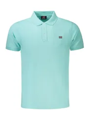 "NORWAY 1963 Poloshirts im Sale | Norwegen Polo Kurzarm 3 Knopf Logo Azurblau  online kaufen"|Planet-Deluxe
