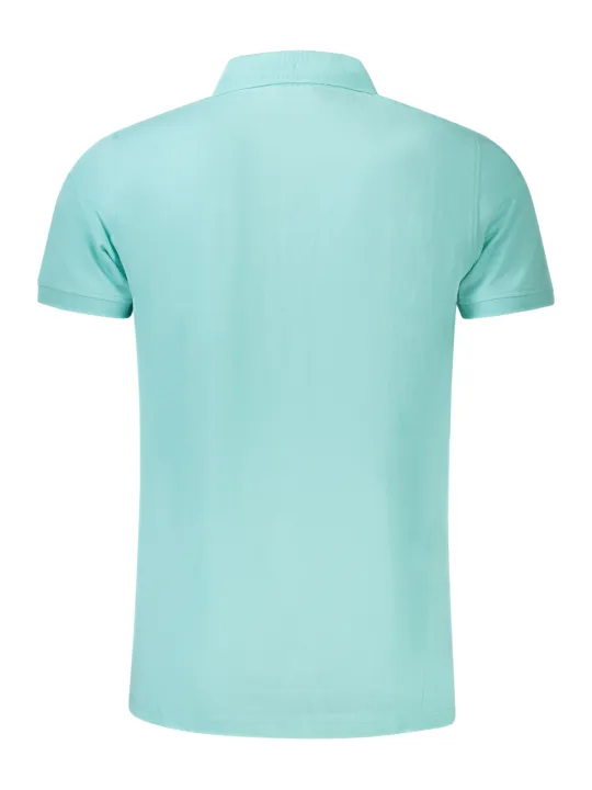 "NORWAY 1963 Poloshirts im Sale | Norwegen Polo Kurzarm 3 Knopf Logo Azurblau  online kaufen"|Planet-Deluxe