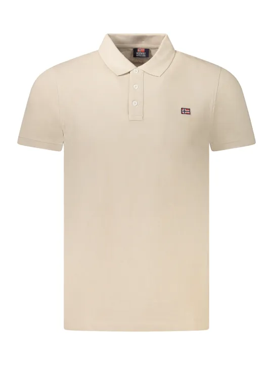 "NORWAY 1963 Startseite im Sale | NORWEGEN 1963 HERREN-POLOSHIRT MIT KURZEN ÄRMELN BEIGE online kaufen"|Planet-Deluxe