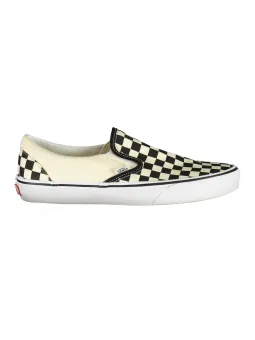 "Kariert Klassik Slip-On Sneaker mit Elastikband & Logo"