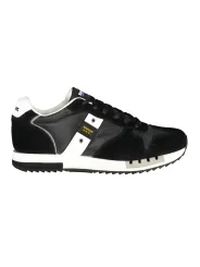 "Blauer Sneakers im Sale | Kontrast Sneaker mit Wechselschnürsenkel und Fußbett  online kaufen"|Planet-Deluxe