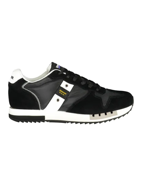"Blauer Sneakers im Sale | Kontrast Sneaker mit Wechselschnürsenkel und Fußbett  online kaufen"|Planet-Deluxe