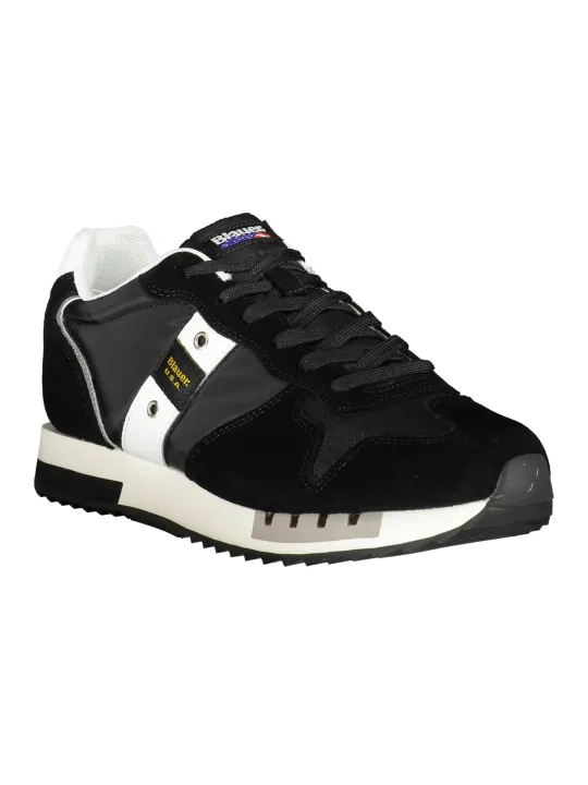 "Blauer Sneakers im Sale | Kontrast Sneaker mit Wechselschnürsenkel und Fußbett  online kaufen"|Planet-Deluxe