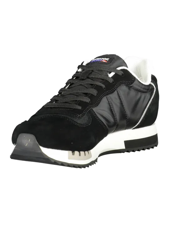 "Blauer Sneakers im Sale | Kontrast Sneaker mit Wechselschnürsenkel und Fußbett  online kaufen"|Planet-Deluxe