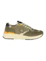 "Blauer Sneakers im Sale | Blauer Kontrast-Sneaker mit Logo und Applikation online kaufen"|Planet-Deluxe