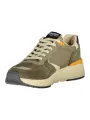 "Blauer Sneakers im Sale | Blauer Kontrast-Sneaker mit Logo und Applikation online kaufen"|Planet-Deluxe