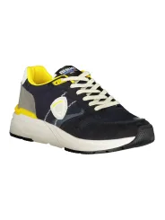 "Blauer Sneakers im Sale | Gelbe Kontrast-Sneaker mit Logo Blauer S5RAY01NYN_BLNVYYEL online kaufen"|Planet-Deluxe