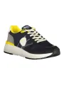 "Blauer Sneakers im Sale | Gelbe Kontrast-Sneaker mit Logo Blauer S5RAY01NYN_BLNVYYEL online kaufen"|Planet-Deluxe