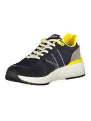 "Blauer Sneakers im Sale | Gelbe Kontrast-Sneaker mit Logo Blauer S5RAY01NYN_BLNVYYEL online kaufen"|Planet-Deluxe