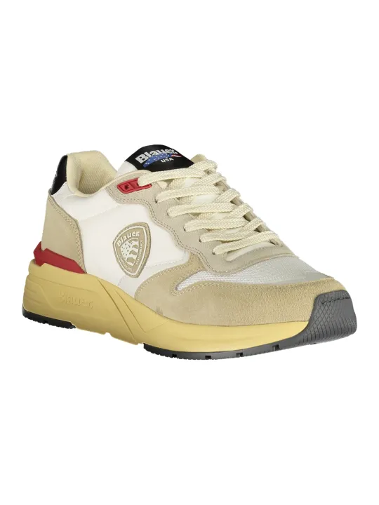 "Blauer Sneakers im Sale | Kontrast-Sneaker mit Logo und Applikation von Blauer online kaufen"|Planet-Deluxe