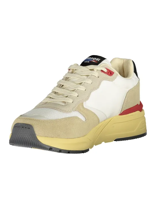 "Blauer Sneakers im Sale | Kontrast-Sneaker mit Logo und Applikation von Blauer online kaufen"|Planet-Deluxe