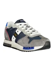 "Blauer Sneakers im Sale | Kontrast-Sneaker mit Wechselsenkel und herausnehmbarem Fußbett online kaufen"|Planet-Deluxe