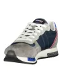 "Blauer Sneakers im Sale | Kontrast-Sneaker mit Wechselsenkel und herausnehmbarem Fußbett online kaufen"|Planet-Deluxe