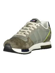 "Blauer Sneakers im Sale | Kontrast-Sneaker mit Wechselschnürsenkel und Logo Print online kaufen"|Planet-Deluxe