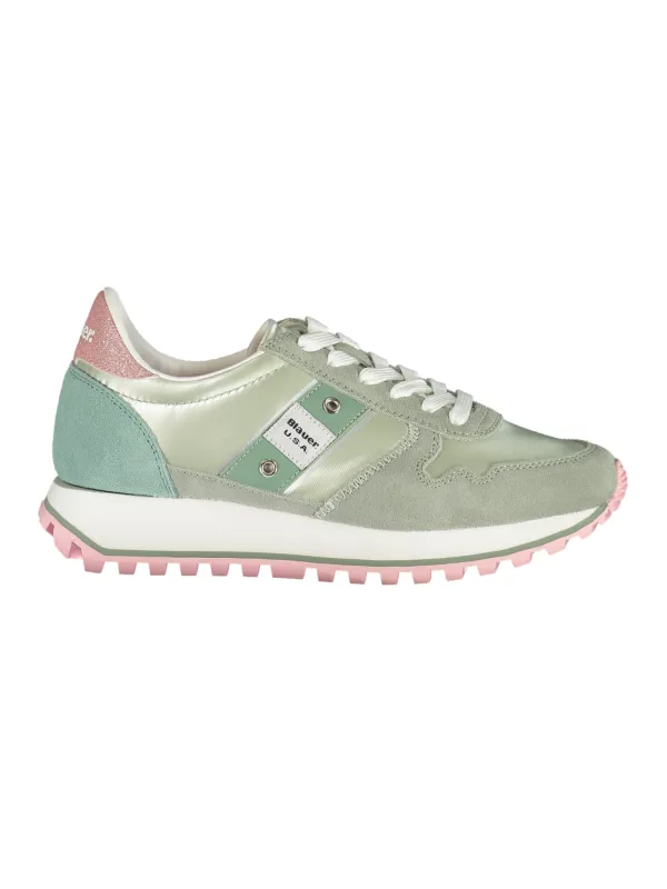 "Blauer Sneakers im Sale | Pinker Kontrast-Sneaker mit Wechselfußbett von Blauer online kaufen"|Planet-Deluxe
