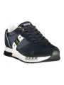 "Blauer Sneakers im Sale | Blauer Kontrast-Sneaker mit Wechselfußbett und Print online kaufen"|Planet-Deluxe