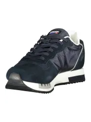 "Blauer Sneakers im Sale | Blauer Kontrast-Sneaker mit Wechselfußbett und Print online kaufen"|Planet-Deluxe