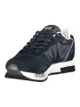 "Blauer Sneakers im Sale | Blauer Kontrast-Sneaker mit Wechselfußbett und Print online kaufen"|Planet-Deluxe
