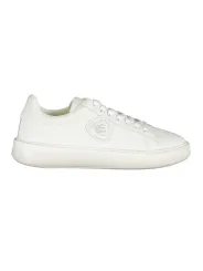 "Blauer Sneakers im Sale | Blauer Sneakers S5BUCK01LEA mit Kontrastdetails und Logo online kaufen"|Planet-Deluxe