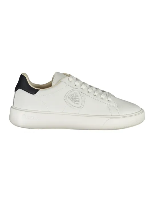 "Blauer Sneakers im Sale | Blauer Sneaker mit Logo und Kontrastdetails online kaufen"|Planet-Deluxe