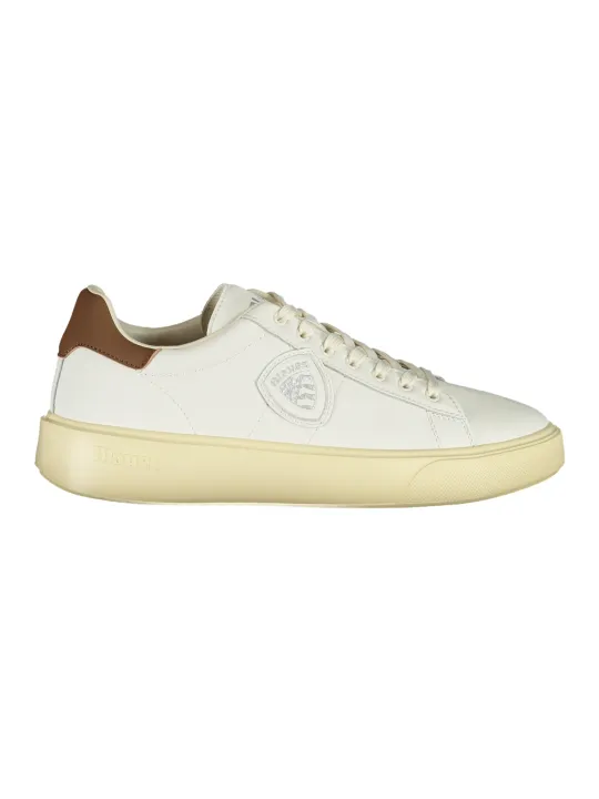 "Blauer Sneakers im Sale | Braune Sneakers mit Schnürsenkeln und Logo-Print von Blauer online kaufen"|Planet-Deluxe