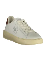 "Blauer Sneakers im Sale | Braune Sneakers mit Schnürsenkeln und Logo-Print von Blauer online kaufen"|Planet-Deluxe