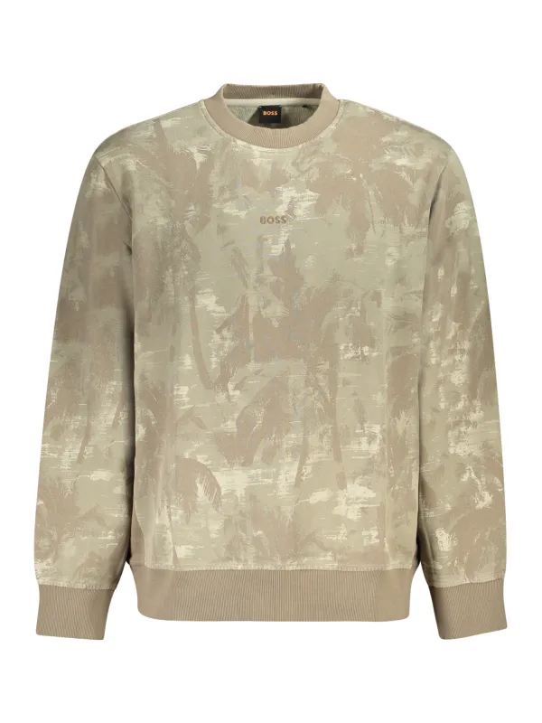 "Boss Sweatshirts im Sale | BOSS Herren-Sweatshirt ohne Reißverschluss, Braun online kaufen"|Planet-Deluxe
