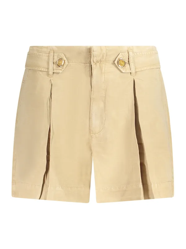 GUESS JEANS: Kontrast 5-Taschen Hose mit Logo & Zipper