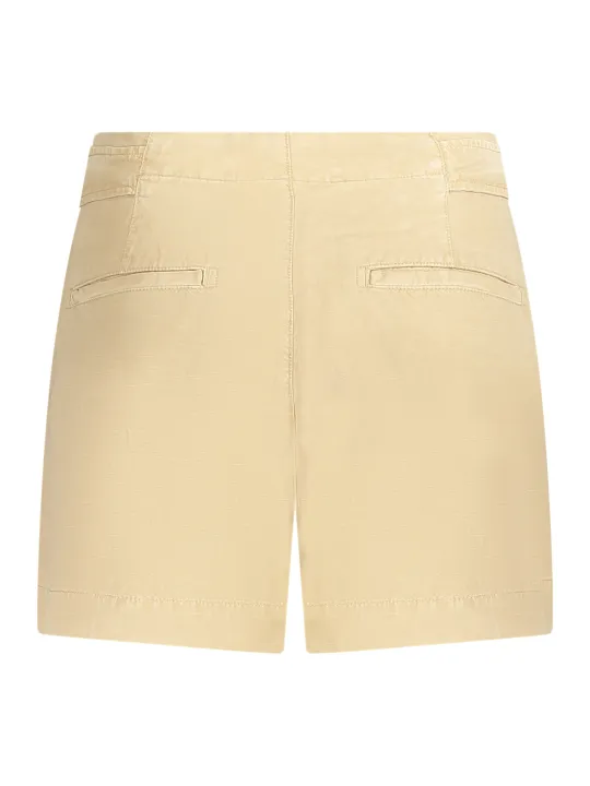 GUESS JEANS: Kontrast 5-Taschen Hose mit Logo & Zipper