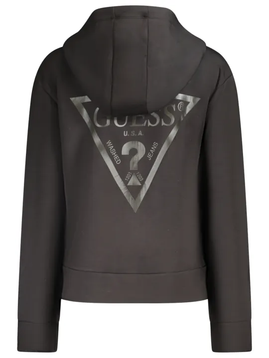 "GUESS JEANS Startseite im Sale | GUESS JEANS DAMEN-SWEATSHIRT MIT ZIP-UP SCHWARZ online kaufen"|Planet-Deluxe