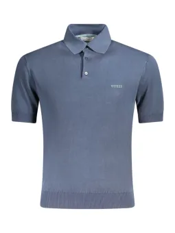 "Guess Jeans Kurzarm Poloshirt mit 3 Knöpfen & Sticklogo"