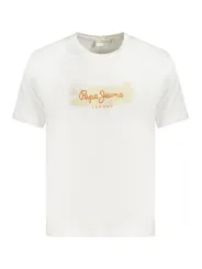 "Pepe Jeans T-Shirts im Sale | Pepe Jeans Nachhaltiges Logo TShirt aus Baumwolle Rundhals online kaufen"|Planet-Deluxe