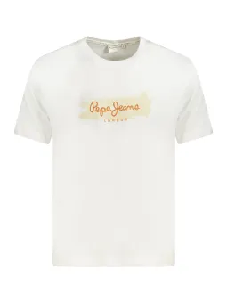 "Pepe Jeans Nachhaltiges Baumwoll-T-Shirt mit Logo"