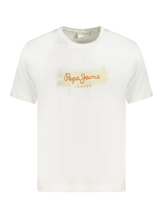 "Pepe Jeans T-Shirts im Sale | Pepe Jeans Nachhaltiges Logo TShirt aus Baumwolle Rundhals online kaufen"|Planet-Deluxe